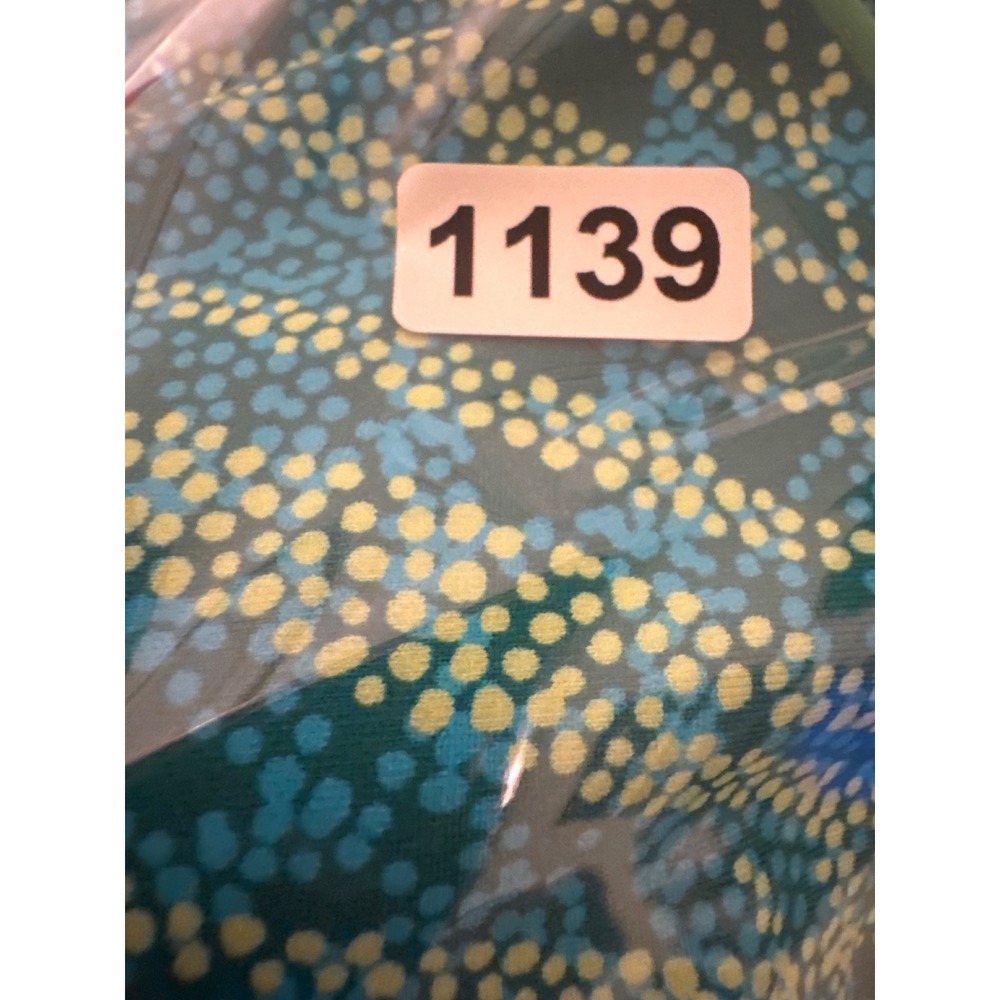 Lands End Womens 22W Swim Dress Green Palm Leaf Print Chlorine Resistant New - Picture 7 of 7